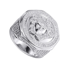ice out 5A CZ paved 925 silver jewelry
